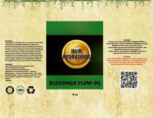 Hair Hydrations Blessings Flow Oil