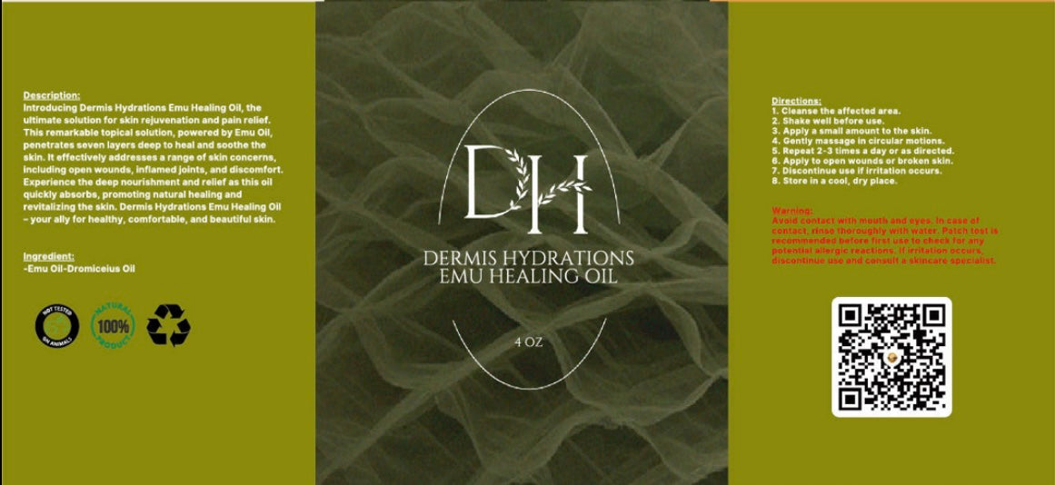 Dermis Hydrations Emu Healing Oil