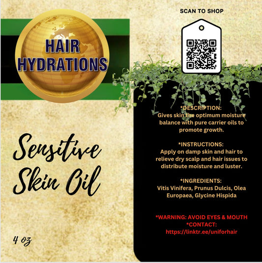Hair Hydrations Sensitive Skin Oil